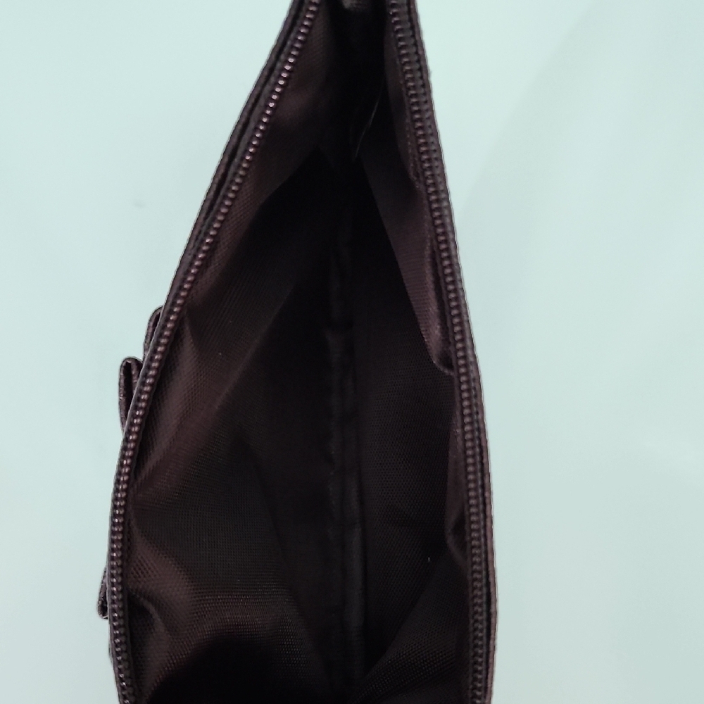 Lord & Taylor Cosmetic Pouch with Gold Accent - Picture 3 of 6